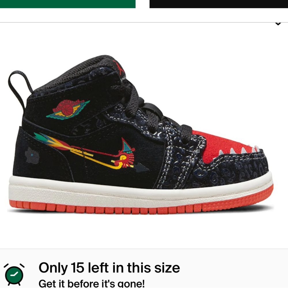 Jordan 1 Mid Siempre Familia Toddler 10C NEW